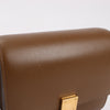 Secondhand Celine Classic Box Small Leather Shoulder Bag in Brown