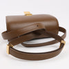 Celine Classic Box Small Leather Shoulder Bag in Brown Secondhand