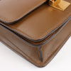 Secondhand Celine Classic Box Small Leather Shoulder Bag in Brown