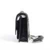 Saint Laurent Paris Sunset Mock Croc Shoulder Bag in Black Secondhand