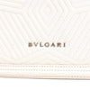 BVLGARI Serpenti Leather Chain Shoulder Bag in White Secondhand