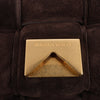 Bottega Veneta Padded Chain Cassette Maxi Intrecciato Suede Shoulder Bag in Brown Secondhand