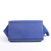 CELINE Trapeze Leather x Suede 2Way Handbag in Blue Secondhand