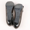 Lanvin Paris Platform Leather Jewel Embellished Heels in  Gray Size 37.5 Secondhand