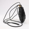 Bottega Veneta Intrecciato Sardines Leather Shoulder Bag in Black Secondhand