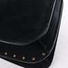 Saint Laurent Paris Amalia Leather Suede Shoulder bag in Black Secondhand