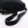 Saint Laurent Paris Amalia Leather Suede Shoulder bag in Black Secondhand