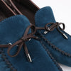 Louis Vuitton 14 years Suede Driving Loafers in Navy x Brown, Size 43 EU, ND0114 Secondhand