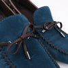 Louis Vuitton 14 years Suede Driving Loafers in Navy x Brown, Size 43 EU, ND0114 Secondhand