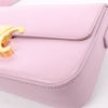 Celine Triomphe Smooth Leather Small Shoulder Bag in Pink Secondhand