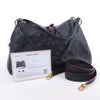 Louis Vuitton Monogram Empreinte Ponthieu Shoulder Bag in Navy Secondhand