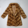 Vintage Christian Dior Paris Golden Marten Fur Coat Secondhand