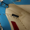 Valentino Garavani Rockstud Mini Leather 2Way Handbag in Blue Secondhand