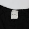 Valentino Black Mink Fur Capelet with Crystal Embellishments - Elegant Evening Wear Secondhand
