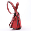 LOEWE Gate Soft Grain Leather Mini Crossbody Bag Scarlet Red Burnt Red Secondhand