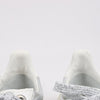 Jimmy Choo Diamond Leather Sneakers in White x Silver, Size 38 EU Secondhand