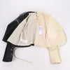 Marni Two-Tone Cropped Leather Jacket, Size 40 IT Secondhand