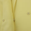 Alessandro Vigilante Yellow Blazer with Coordinating Bra Top, Size 44/40 IT Secondhand