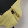 Alessandro Vigilante Yellow Blazer with Coordinating Bra Top, Size 44/40 Secondhand