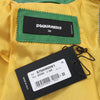 Secondhand DSQUARED2 Green Leather Cape Jacket, Style S75AM0561, Size 38