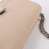 Celine Case Flap Leather Chain Shoulder Bag in Beige Secondhand