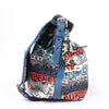 Burberry Graffiti Logo Printed Messenger Bag Multicolor Secondhand