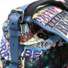 Burberry Graffiti Logo Printed Messenger Bag Multicolor Secondhand