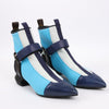 Louis Vuitton Neoprene Deep Sea Ankle Boot in Blue, Size 39 EU Secondhand