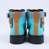 LOEWE Anagram 20SS Canvas & Leather Short Boots 44 EU in Multicolor Secondhand
