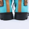 LOEWE Anagram 20SS Canvas & Leather Short Boots 44 EU in Multicolor Secondhand