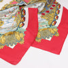 Hermès Carré 90 "L’ENTENTE CORDIALE" Silk handkerchief in Red Secondhand
