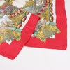 Hermès Carré 90 "L’ENTENTE CORDIALE" Silk handkerchief in Red Secondhand