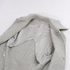 Helmut Lang Double-Face Wool Coat in Grey, Size XS Secondhand