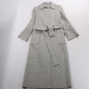 Helmut Lang Double-Face Wool Coat in Grey, Size XS Secondhand