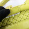 Bottega Veneta Intrecciato Small Leather 2Way Handbag in Yellowish Green (Marketplaces) Secondhand