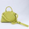 Bottega Veneta Intrecciato Small Leather 2Way Handbag in Yellowish Green (Marketplaces) Secondhand