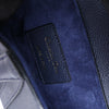 Dior Saddle Mini Bag Leather Handbag in Navy Blue Secondhand