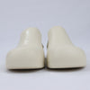 Bottega Veneta Puddle Shearling Cozy Matt Rubber Low Top Shoes in Ivory Secondhand