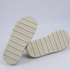 Bottega Veneta Puddle Shearling Cozy Matt Rubber Low Top Shoes in Ivory Secondhand