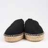 OFF-WHITE Stripes Flat Espadrillas in Black and White Diagonals, Size 37 EU Secondhand