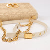 Dior Caro Raffia x Leather Medium Shoulder Bag in Beige Secondhand