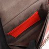 FENDI Double Micro Baguette Leather Chain Shoulder Bag in Red 8M0371 Secondhand