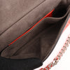 FENDI Double Micro Baguette Leather Chain Shoulder Bag in Red 8M0371 Secondhand