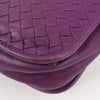 BOTTEGA VENETA Intrecciato Leather Shoulder Bag in Purple Secondhand