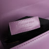 Saint Laurent Paris Carre Leather Shoulder bag in Purple Secondhand