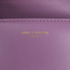 Saint Laurent Paris Carre Leather Shoulder bag in Purple Secondhand