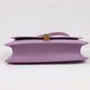 Saint Laurent Paris Carre Leather Shoulder bag in Purple Secondhand