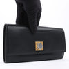 Bottega Veneta Black Smooth Leather Continental Wallet Secondhand