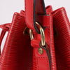 LOUIS VUITTON Epi Leather Noe Shoulder Bag in Red Secondhand