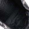 Prada Tessuto Fabric x Leather Backpack in Black Secondhand